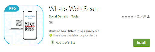 Whats web scan app icon