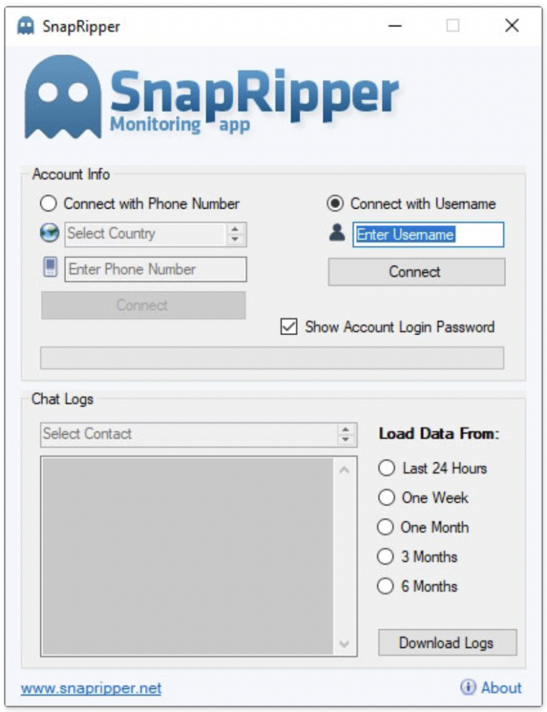 Hack a Snapchat password with SnapRipper